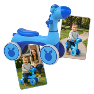 Triciclo Bebe Chivita Equilibrio Bici Sin Pedales Luz Sonido