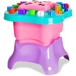 Mesita Mesa Centro De Actividades Infantil Juego De Encastre