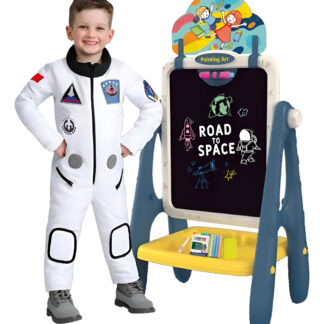 Pizarra Blanca Imantada Niños Pizarron Doble Infantil